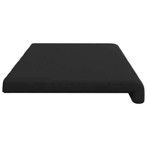 Jastučić za klupu Teksturirani baršun Crna Dubina 35 cm - Crna 110 x 38 x 6,5 cm Cijena