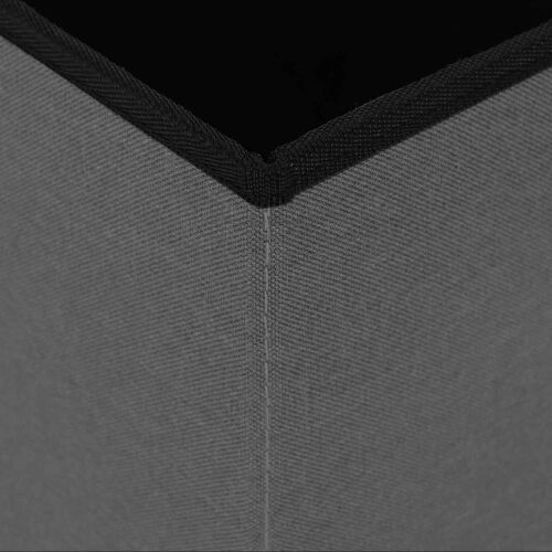 Sklopiva klupa za pohranu Svjetlosiva Laneno platno - Svjetlosiva 77 x 38 x 38 cm Cijena