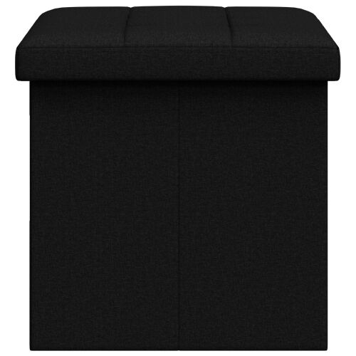 Sklopiva klupa za pohranu Crna 180 kg 80 L 77 x 38 x 38 cm - Crna 77 x 38 x 38 cm Cijena