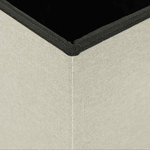 Sklopiva klupa za pohranu Bijela 180 kg 80 L 77 x 38 x 38 cm - Bijela 77 x 38 x 38 cm Cijena