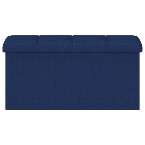 Sklopiva klupa za pohranu Plava 180 kg 80 L 77 x 38 x 38 cm - Plava 77 x 38 x 38 cm Cijena