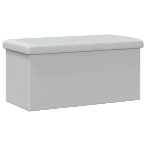 Sklopiva klupa za pohranu Bijela 180 kg 80 L 77 x 38 x 38 cm - Bijela 77 x 38 x 38 cm Cijena