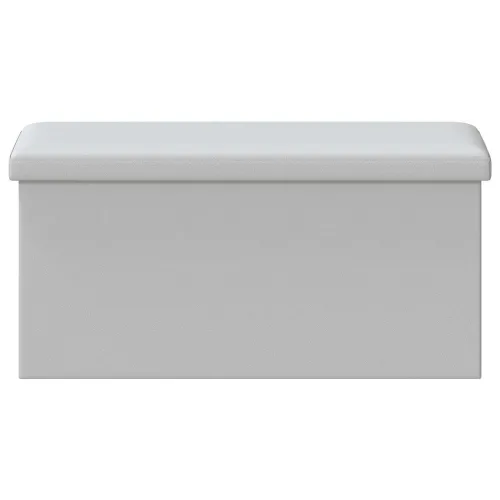 Sklopiva klupa za pohranu Bijela 180 kg 80 L 77 x 38 x 38 cm - Bijela 77 x 38 x 38 cm Cijena