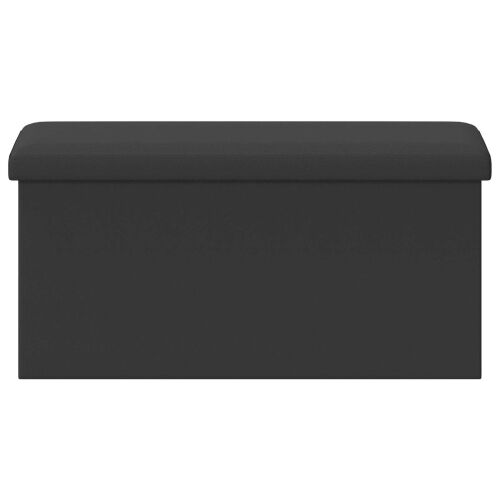 Sklopiva klupa za pohranu Siva 180 kg 80 L 77 x 38 x 38 cm PVC - Siva 77 x 38 x 38 cm Cijena