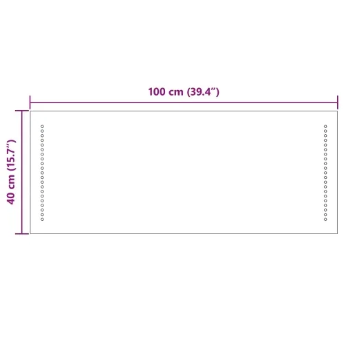 LED kupaonsko ogledalo *Transparent*an 100 x 40 cm Pravokutni - 100 x 40 cm Cijena