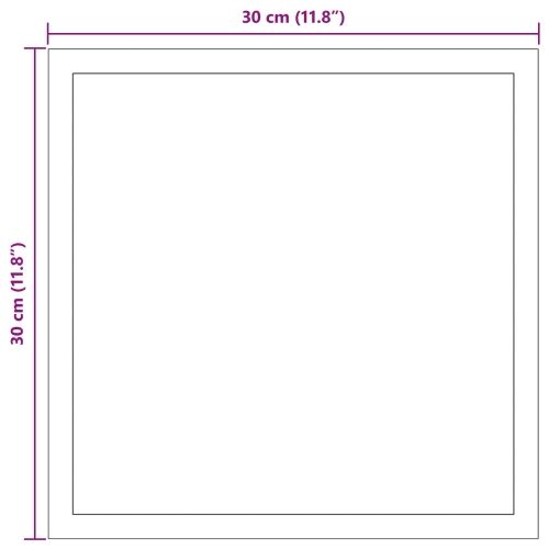 LED kupaonsko ogledalo s ogledalom *Transparent*an 30 x 30 cm - 30 x 30 cm Cijena