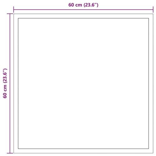 LED kupaonsko ogledalo s ogledalom *Transparent*an 60 x 60 cm - 60 x 60 cm Cijena