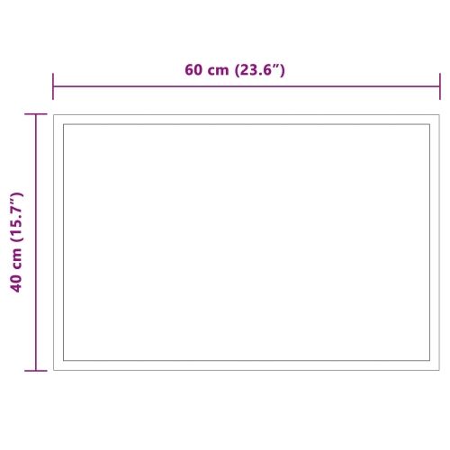 LED kupaonsko ogledalo s ogledalom *Transparent*an 60 x 40 cm - 60 x 40 cm Cijena
