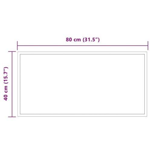 LED kupaonsko ogledalo s ogledalom *Transparent*an 80 x 40 cm - 80 x 40 cm Cijena