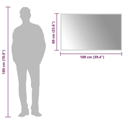 LED kupaonsko ogledalo s ogledalom *Transparent*an 100 x 60 cm - 100 x 60 cm Cijena