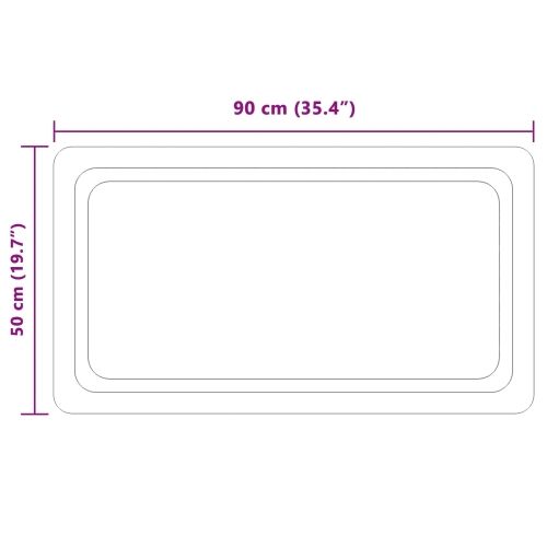 LED kupaonsko ogledalo s ogledalom *Transparent*an 90 x 50 cm - 90 x 50 cm Cijena
