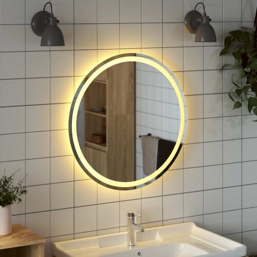 LED kupaonsko ogledalo s ogledalom *Transparent*an Ø 70 cm - 70 x 70 cm Cijena
