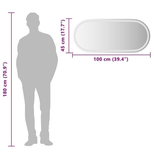 LED kupaonsko ogledalo s ogledalom *Transparent*an 100 x 45 cm - 100 x 45 cm Cijena