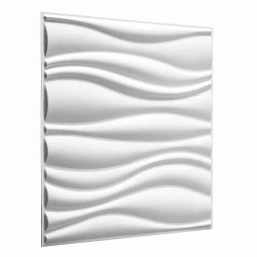 Zidne panele 4 kom. 50 x 50 cm Bijela - 4 Cijena