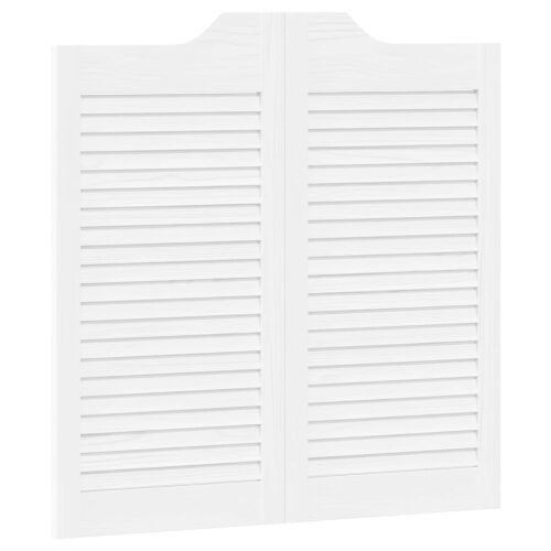 Vrata na rasklapanje 80 x 40 cm Masivna borovina Bijela - Bijela 80 x 80 cm 1 Cijena