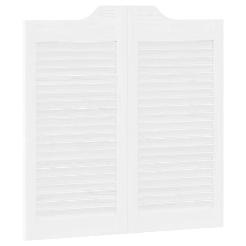 Vrata na rasklapanje 80 x 40 cm Masivna borovina Bijela - Bijela 80 x 80 cm 1 Cijena