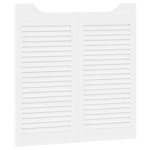 Vrata na rasklapanje 80 x 40 cm Masivna borovina Bijela - Bijela 80 x 80 cm 1 Cijena