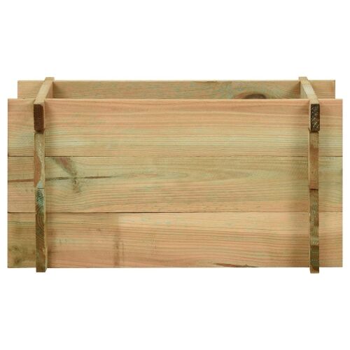 Podignuti vrt za povrće Zelena 80 x 80 x 32 cm Masivna borovina - 80 x 80 x 32 cm Cijena
