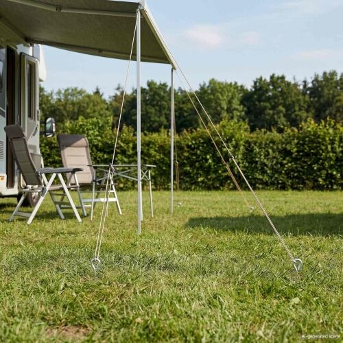 Zemaljska sidra 10 kom. Ø10 x 40 cm Galvanizirani metal Srebrna - 10 40 cm Cijena