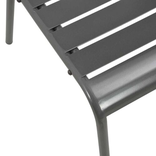 3-dijelni bistro set čelični tamno sivi - 2 2 Cijena