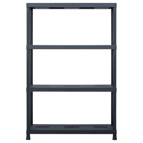 Stalak za pohranu crni 220 kg 90 x 40 x 138 cm plastični - 90 x 40 x 138 cm 1 1 90 x 40 x 138 cm Cijena