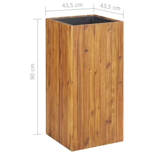 Vrtna sadilica od masivnog bagremovog drva 43,5 x 43,5 x 90 cm &nbsp; - 43.5 x 43.5 x 90 cm 1 43.5 x 43.5 x 90 cm Cijena