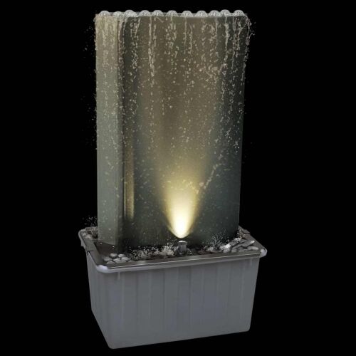 Vrtna fontana srebrna 60,2x37x122,1 cm od nehrđajućeg čelika Cijena