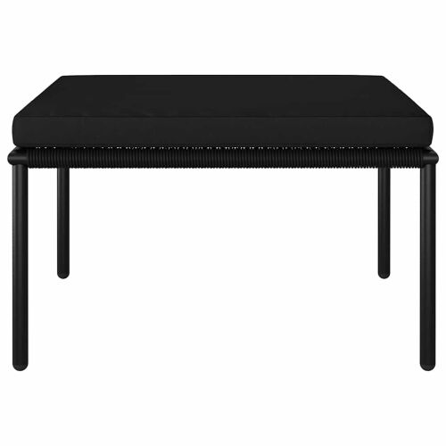 3-dijelna vrtna garnitura s jastucima crna PVC - kutna + srednja + tabure 1 Kutna + srednja + tabure Cijena