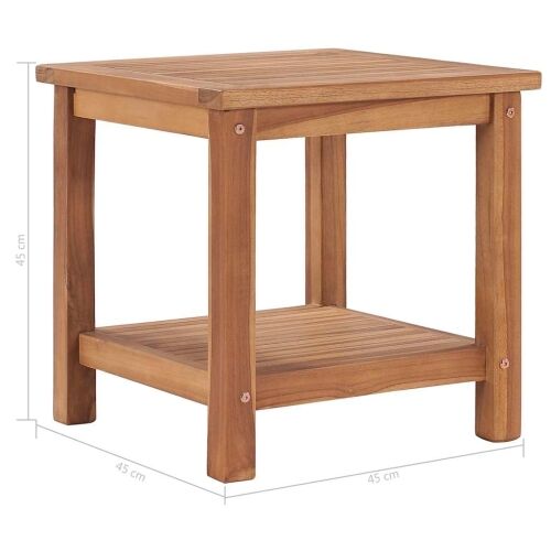 Stolić za kavu 45 x 45 x 45 cm od masivne tikovine Cijena