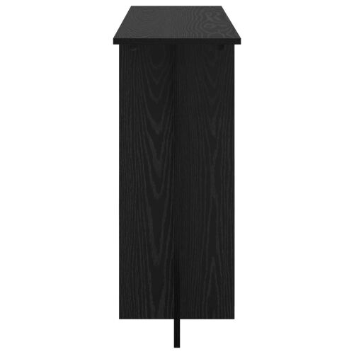 Konzolni stol Crni hrast 100 x 30 x 75 cm Konstruirano drvo - Crni hrast Cijena