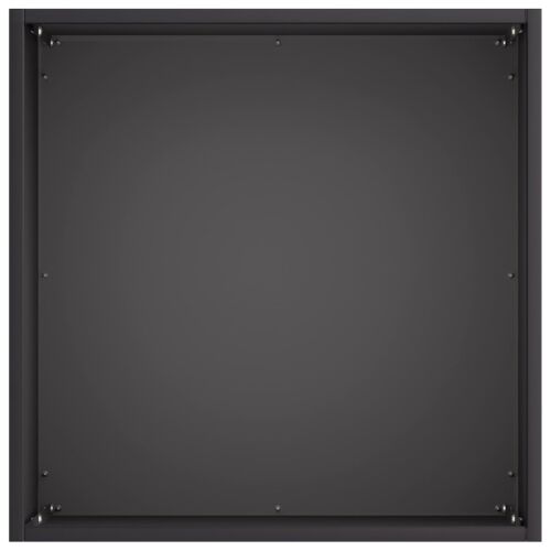 Vrtna saksija 2 kom. Crna 45 x 45 x 45 cm Čelična vrata - Crna 45 x 45 x 45 cm 2 Cijena