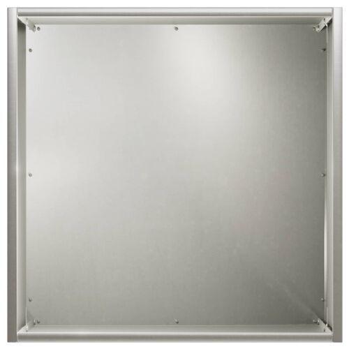 Vrtna saksija Srebrna 45 x 45 x 45 cm Nehrđajući čelik - Nehrđajući čelik 45 x 45 x 45 cm 1 Cijena