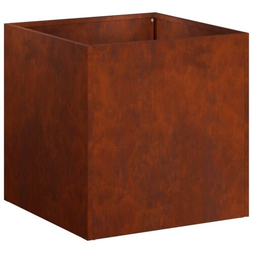Vrtna saksija 2 kom. Rđa 45 x 45 x 45 cm Otporni čelik - Otporni čelik 45 x 45 x 45 cm 2 Cijena