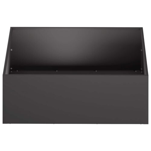 Vrtna saksija Crna 60 x 60 x 20 cm Čelična vrata - Crna 60 x 60 x 20 cm 1 Cijena