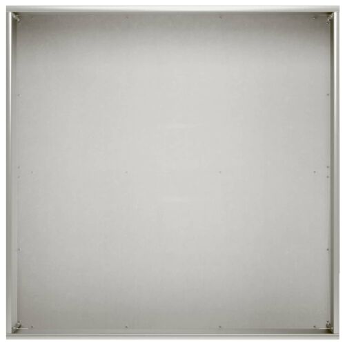 Vrtna saksija Srebrna 60 x 60 x 20 cm Nehrđajući čelik - Nehrđajući čelik 60 x 60 x 20 cm 1 Cijena