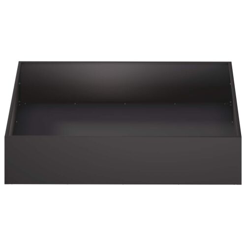 Vrtna saksija Crna 80 x 80 x 20 cm Čelična vrata - Crna 80 x 80 x 20 cm 1 Cijena