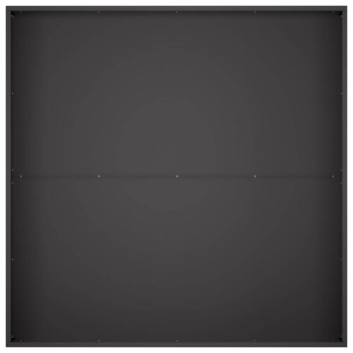 Vrtna saksija 2 kom. Crna 100 x 100 x 20 cm Čelična vrata - Crna 100 x 100 x 20 cm 2 Cijena