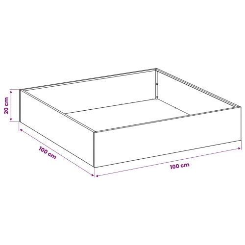Vrtna saksija 2 kom. Maslinastozelena 100 x 100 x 20 cm - Maslinastozelena 100 x 100 x 20 cm 2 Cijena