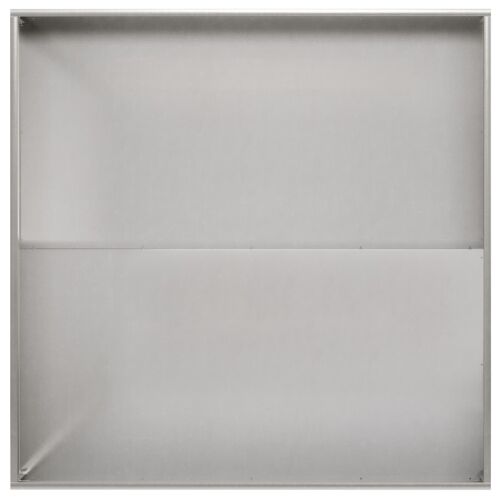 Vrtna saksija Srebrna 100 x 100 x 20 cm Nehrđajući čelik - Nehrđajući čelik 100 x 100 x 20 cm 1 Cijena
