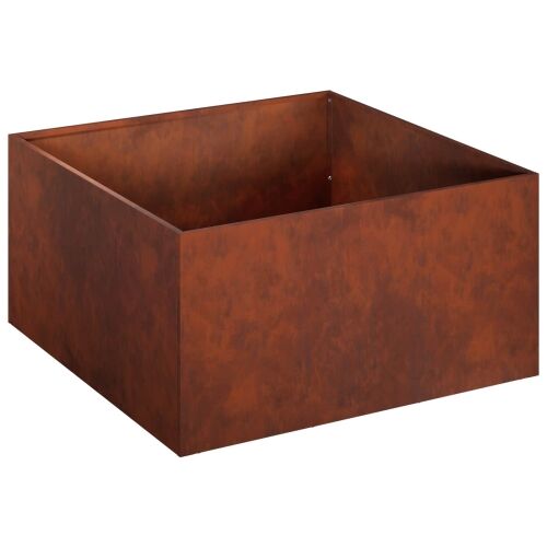 Vrtna saksija Rđa 40 x 40 x 30 cm Otporni čelik - Otporni čelik 40 x 40 x 30 cm 1 Cijena