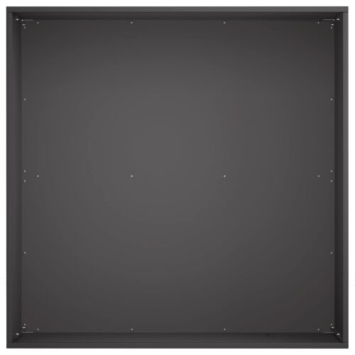 Vrtna saksija Crna 60 x 60 x 30 cm Čelična vrata - Crna 60 x 60 x 30 cm 1 Cijena