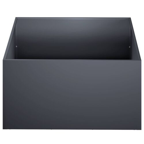 Vrtna saksija 2 kom. Antracit 60 x 60 x 30 cm Čelična vrata - Antracit 60 x 60 x 30 cm 2 Cijena