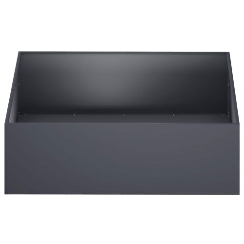 Vrtna saksija 2 kom. Antracit 100 x 100 x 30 cm Čelična vrata - Antracit 100 x 100 x 30 cm 2 Cijena