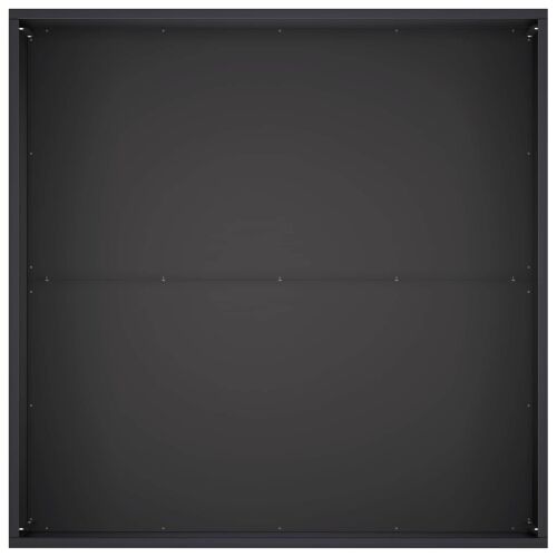 Vrtna saksija 2 kom. Crna 60 x 60 x 40 cm Čelična vrata - Crna 60 x 60 x 40 cm 2 Cijena