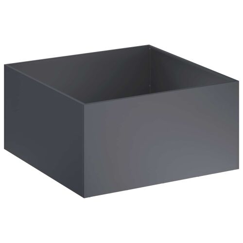 Vrtna saksija 2 kom. Antracit 60 x 60 x 40 cm Čelična vrata - Antracit 60 x 60 x 40 cm 2 Cijena