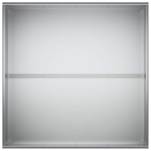 Vrtna saksija 2 kom. Srebrna 60 x 60 x 40 cm Pocinčani čelik - Pocinčani čelik 60 x 60 x 40 cm 2 Cijena