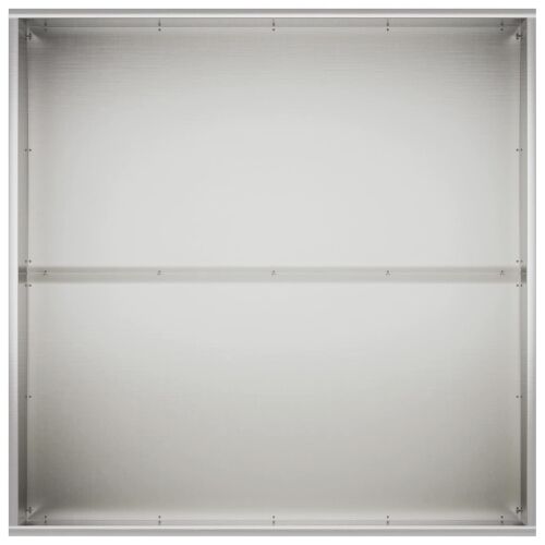 Vrtna saksija 2 kom. Srebrna 100 x 100 x 40 cm Nehrđajući čelik - Nehrđajući čelik 100 x 100 x 40 cm 2 Cijena