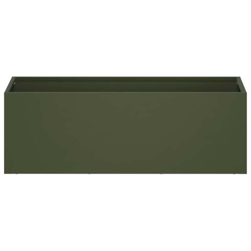 Vrtna saksija 2 kom. Maslinastozelena 40 x 20 x 20 cm - Maslinastozelena 40 x 20 x 20 cm 2 Cijena