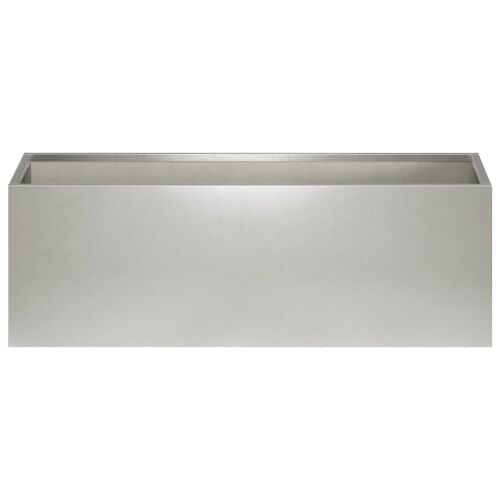 Vrtna saksija 2 kom. Srebrna 40 x 20 x 20 cm Nehrđajući čelik - Nehrđajući čelik 40 x 20 x 20 cm 2 Cijena
