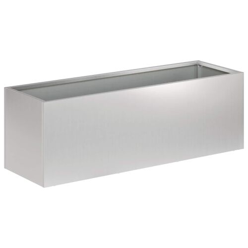Vrtna saksija 2 kom. Srebrna 40 x 20 x 20 cm Pocinčani čelik - Pocinčani čelik 40 x 20 x 20 cm 2 Cijena